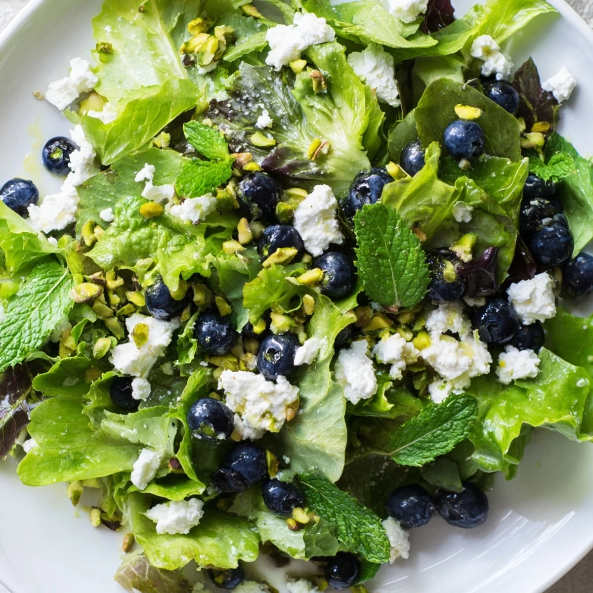 Blueberry Pistachio Spring Salad