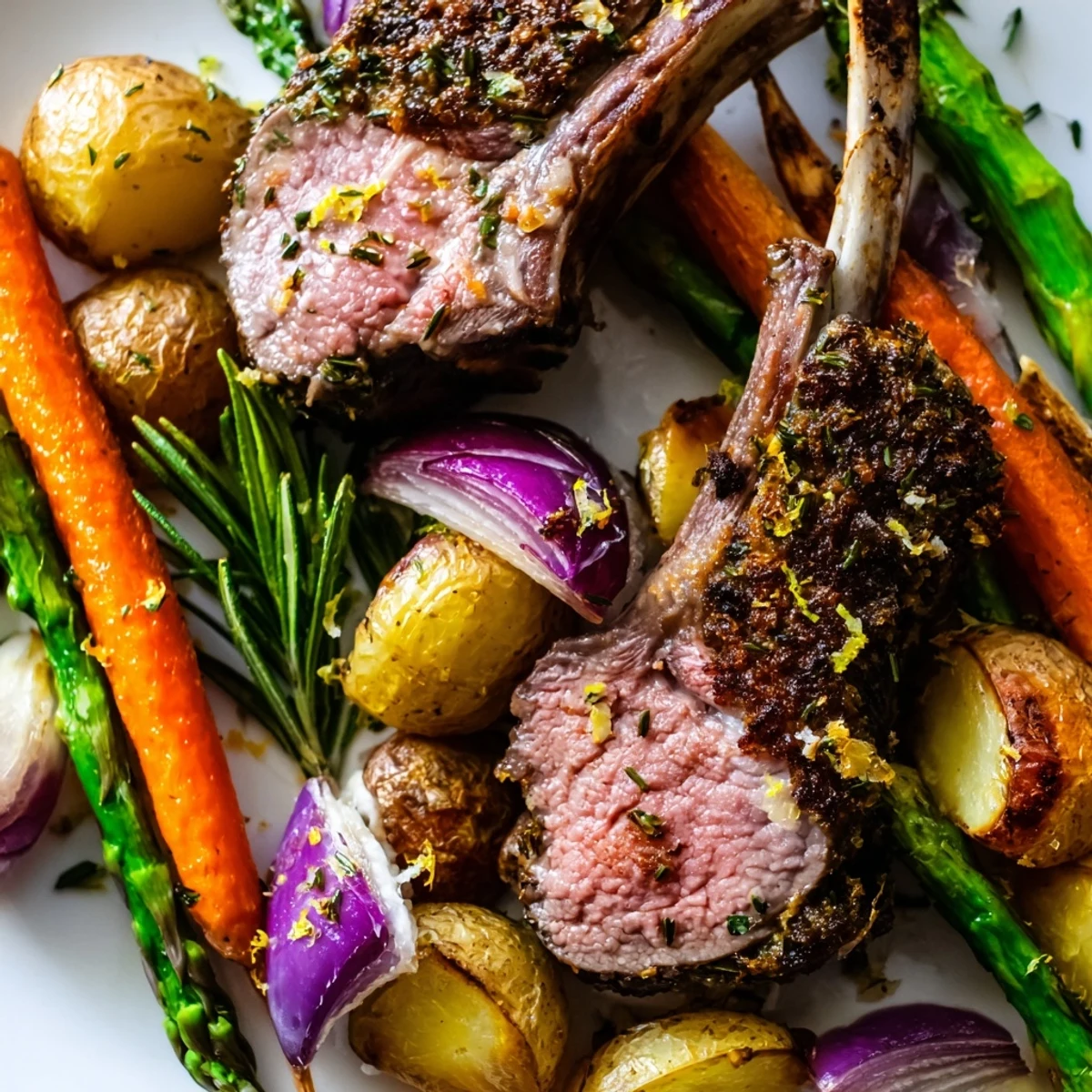 Easter Dinner On A Sheet Pan