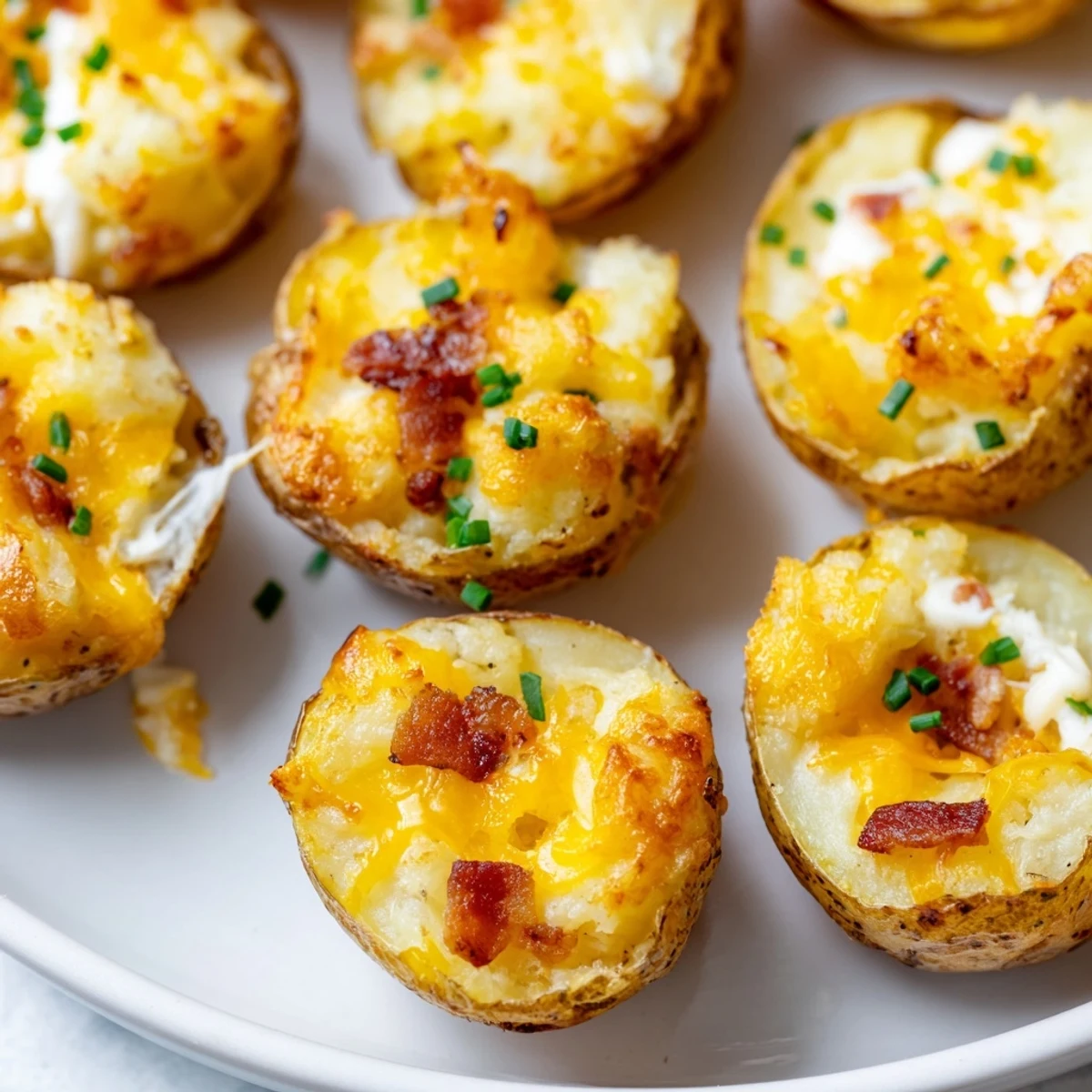 Irish Potato Bites with Bacon and Cheddar