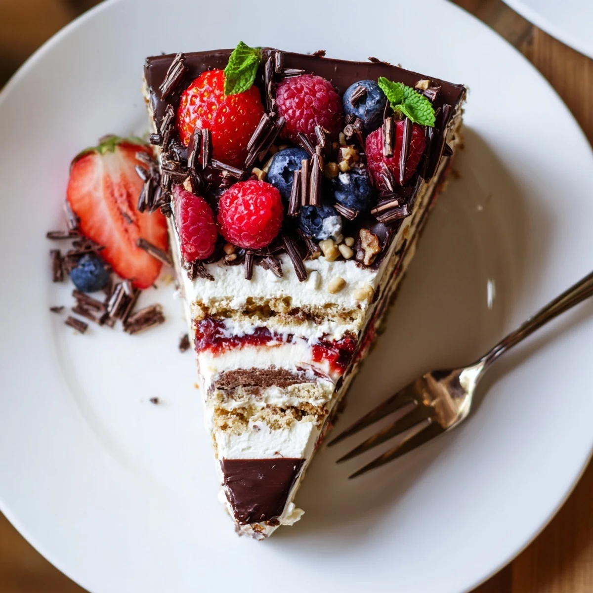 Family-style The Ultimate Dessert Recipe chilled, rich mascarpone filling, dark chocolate shavings