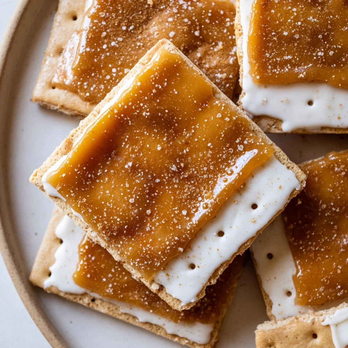 Crispy churro saltine white toffee broken into irresistible buttery bite-sized pieces