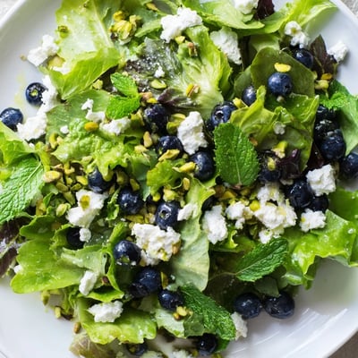 Blueberry Pistachio Spring Salad