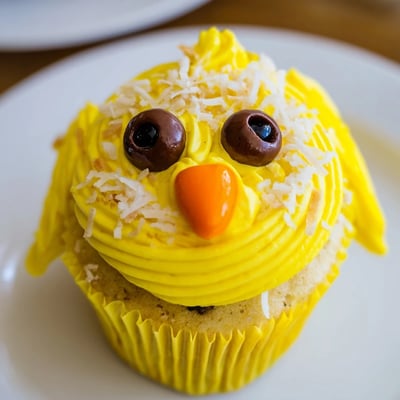 Easter Chick Cupcakes